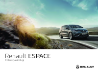 Renault Espace - Instrukcja Obsługi 2019 PL 